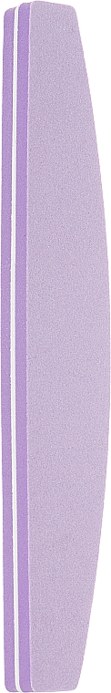 Пилка-баф для ногтей двухсторонняя, полукруг 100\180, фиолетовая - Tools For Beauty — фото N1