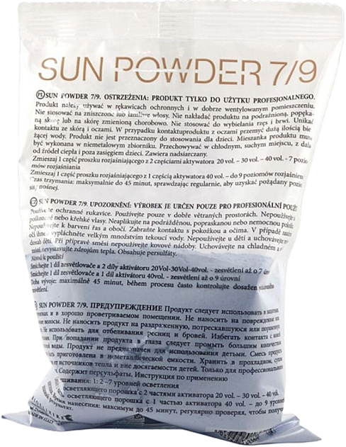 Осветлитель для волос - Bioelixire Sun Powder 7/9 — фото N1