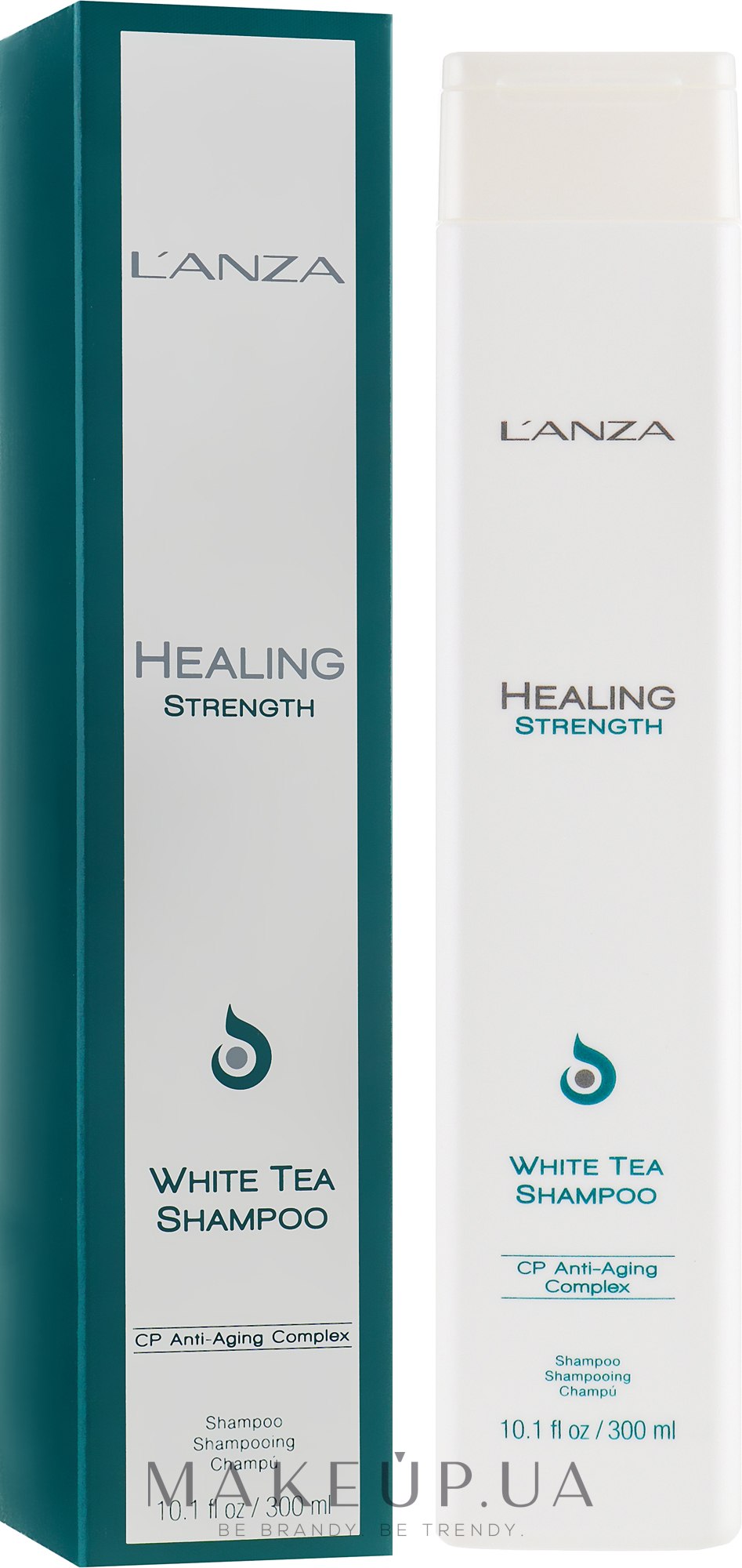 Укрепляющий шампунь - L'anza Healing Strength White Tea Shampoo — фото 300ml