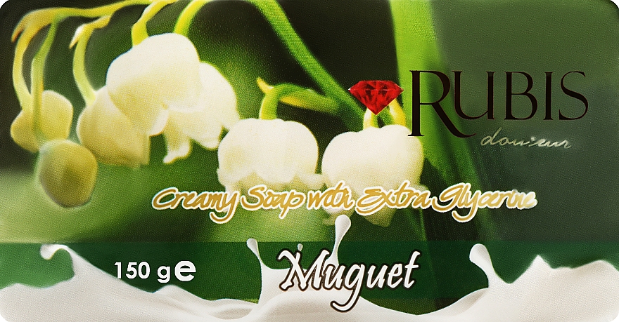 Мило "Конвалія" - Rubis Care Muguet Creamy Soap With Extra Glycerine