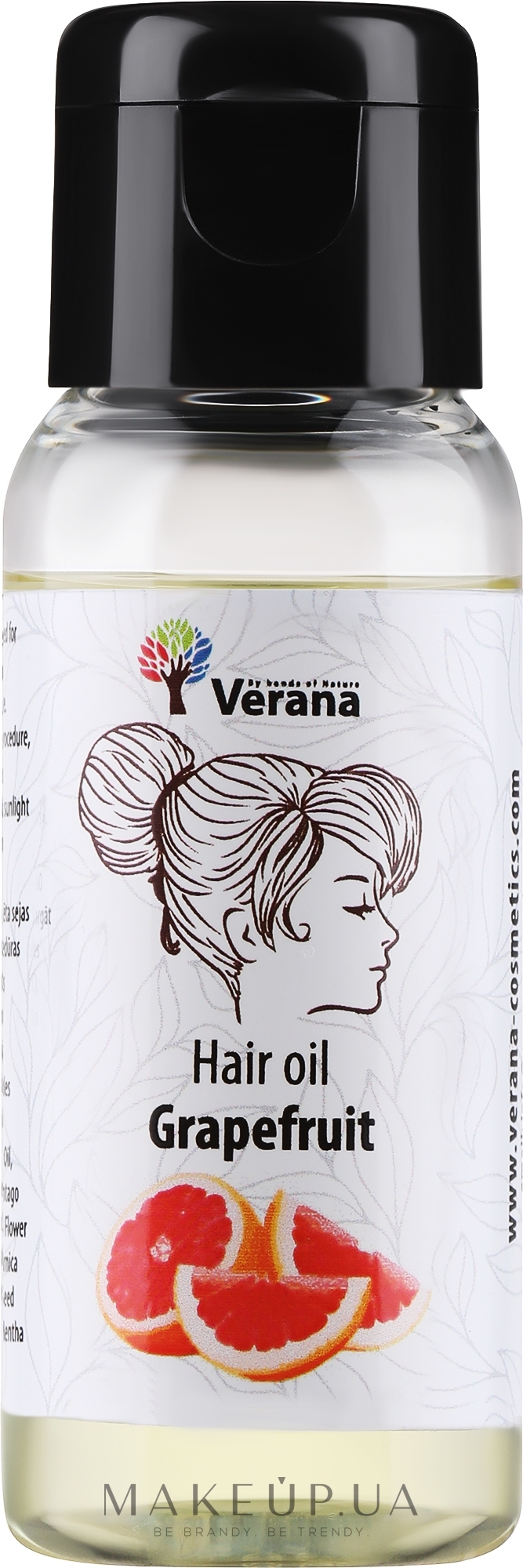 Масло для волос "Грейпфрут" - Verana Hair Oil Grapefruit — фото 30ml