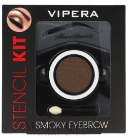 Набор для стилизации бровей - Vipera Stencil Kit Smoky Eyebrow — фото 01 - Peanut