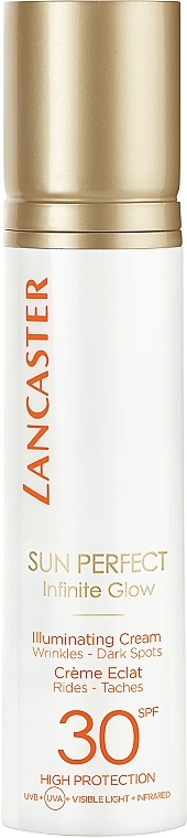 Сонцезахисний крем для сяйва шкіри - Lancaster Sun Perfect Infinite Glow Illuminating Cream SPF30 — фото N1