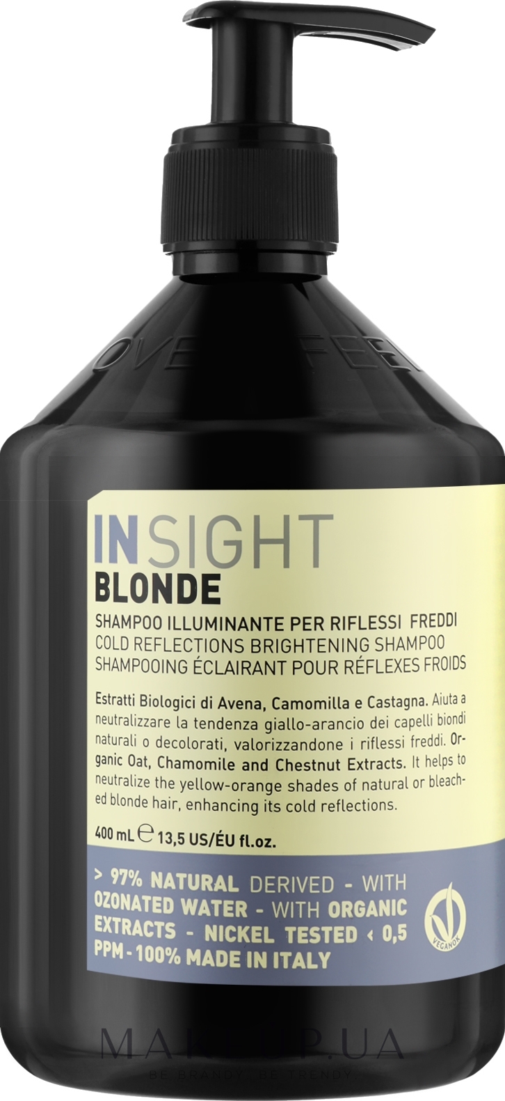 Шампунь для волос "Холодные отражения" - Insight Blonde Cold Reflections Shampoo — фото 400ml