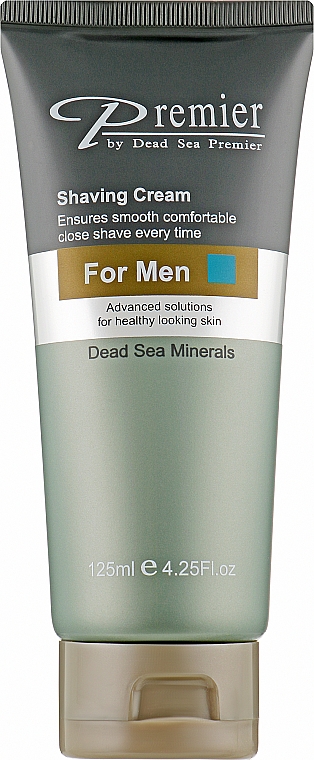 Крем для бритья - Premier Dead Sea Shaving Cream For Men — фото N1