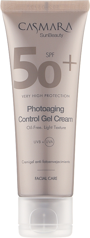 Гель-крем для обличчя "Контроль фотостаріння" - Casmara Photo-Aging Control Gel Cream SPF50 — фото N1