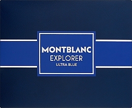 Духи, Парфюмерия, косметика Montblanc Explorer Ultra Blue - Набор (edp/100ml + deo/stick/75ml + edp/7.5ml)