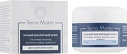 Духи, Парфюмерия, косметика УЦЕНКА Ночной кислотный крем для лица - Terra Mater Night Acid Face Cream*