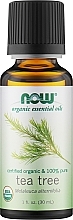 Духи, Парфюмерия, косметика Органическое эфирное масло чайного дерева - Now Foods Organic Essential Oils 100% Pure Tea Tree