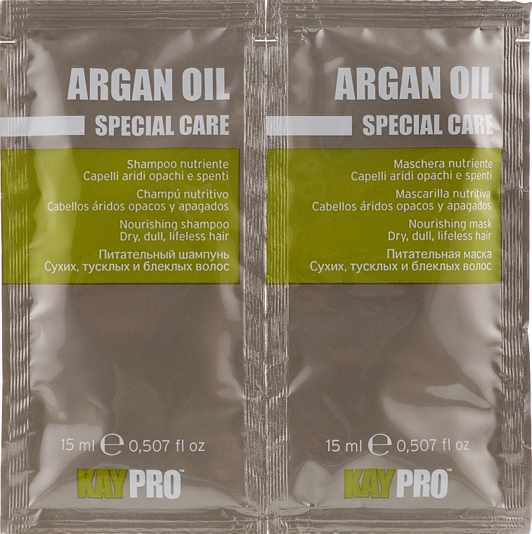Набір - KayPro Special Care Argan Oil (shmp/15ml + h/mask/15ml)