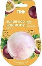 Парфумерія, косметика Бомбочка-гейзер для ванни "Маракуя" - Tink Superfood For Body Passion Fruit Bath Bomb