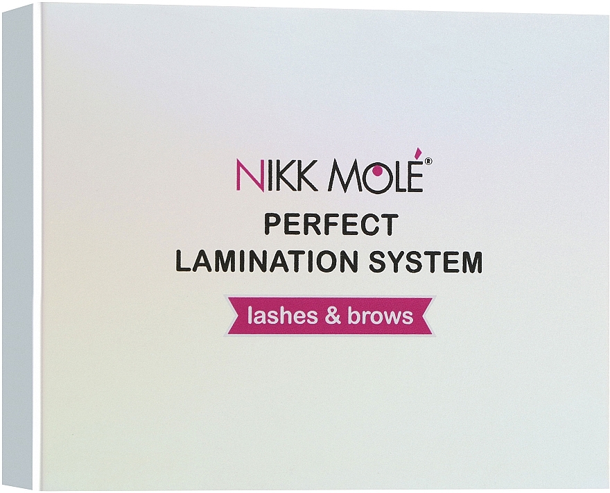 УЦЕНКА Мини-набор для ламинирования бровей и ресниц - Nikk Mole Perfect Lamination System Mini Set (gel/2x3ml + gel/2.5ml) * — фото N1