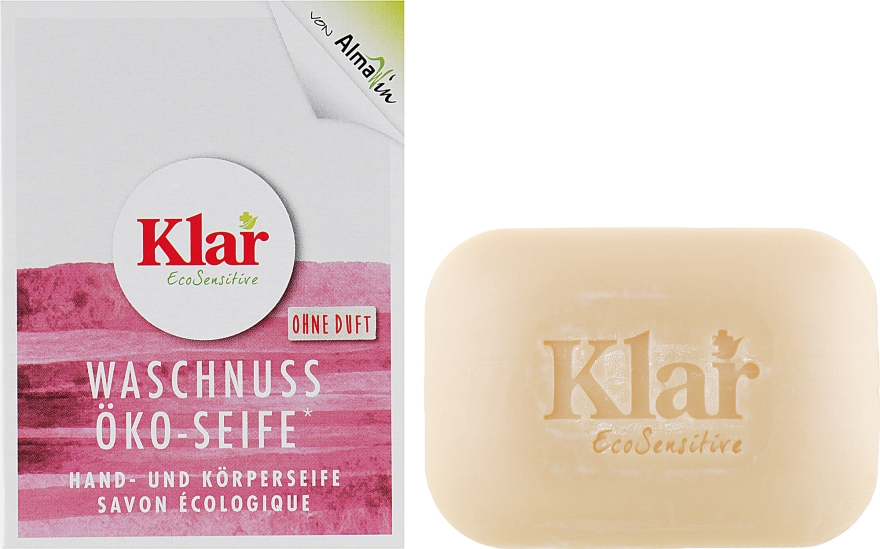 Тверде мило з мильним горіхом - Klar Soap — фото N1