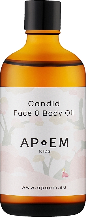 Дитяча олія для обличчя й тіла - APoEM Kids Candid Face & Body Oil — фото N1