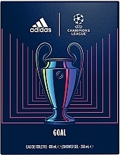 Adidas UEFA Champions League Goal - Набір (edt/100ml + sh/gel/250ml) — фото N2