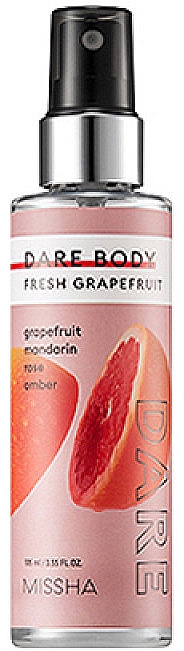 Смягчающий мист для тела "Свежий грейпфрут" - Missha Dare Body Fresh Grapefruit — фото N1