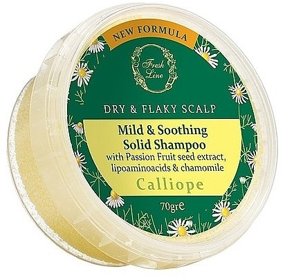 Твердый шампунь для сухой кожи головы - Fresh Line Calliope Mild & Soothing Solid Shampoo — фото N1