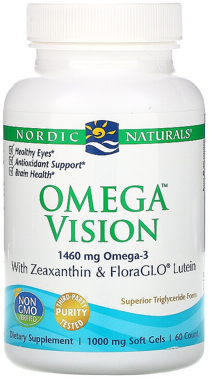 Харчова добавка "Омега-зір", 1000 мг - Nordic Naturals Omega Vision — фото N1