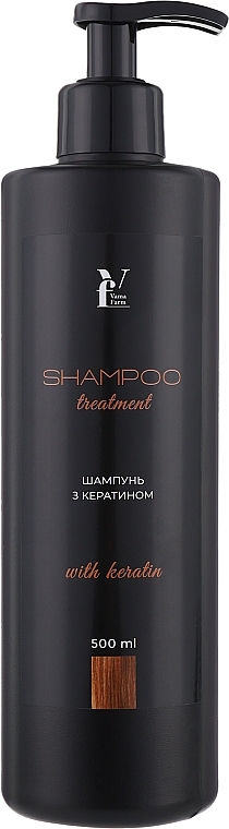Шампунь для волосся з кератином - VamaFarm Shampoo — фото N1