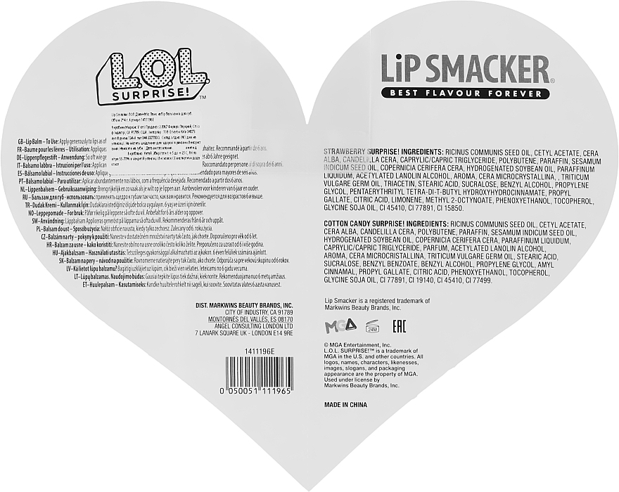 Набор бальзамов для губ - Lip Smacker L.O.L. Surprise! Diva+Miss Punk (lip/balm/2х4g) — фото N2
