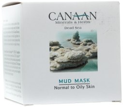 Грязевая маска для нормальной и жирной кожи - Canaan Minerals & Herbs Mud Mask Normal to Oily Skin — фото N1