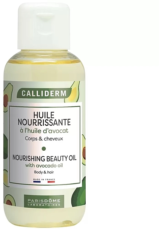 Олія для тіла та волосся - Calliderm Huile Nourrissante De Avocado — фото N1