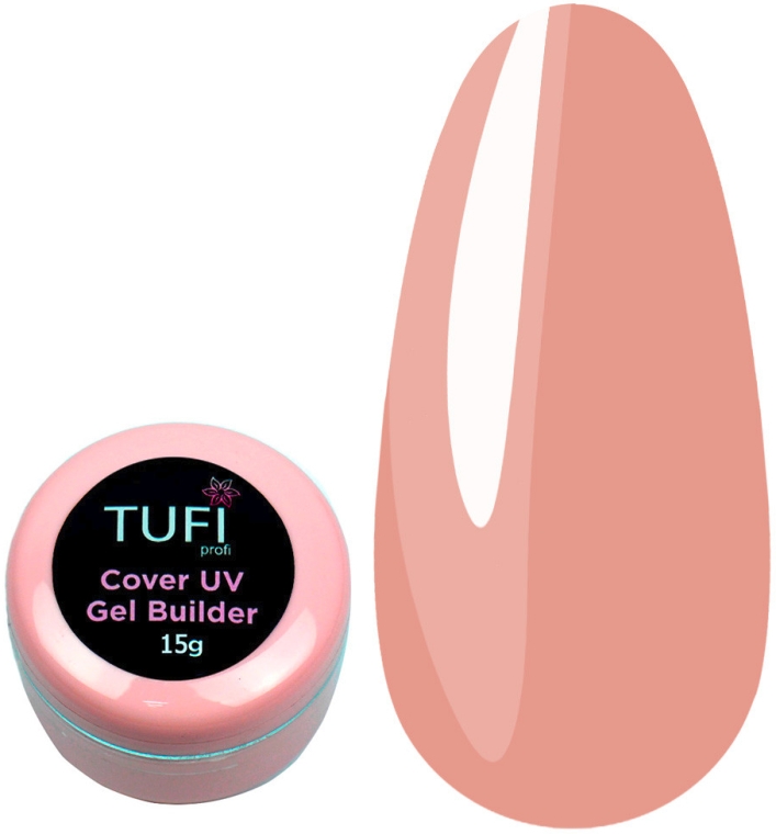 Гель для наращивания ногтей "Cover" - Tufi Profi UV Gel Builder