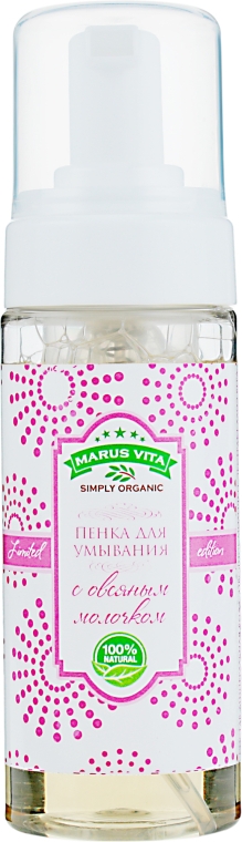Пенка для лица с овсяным молочком - Marus Vita — фото N1