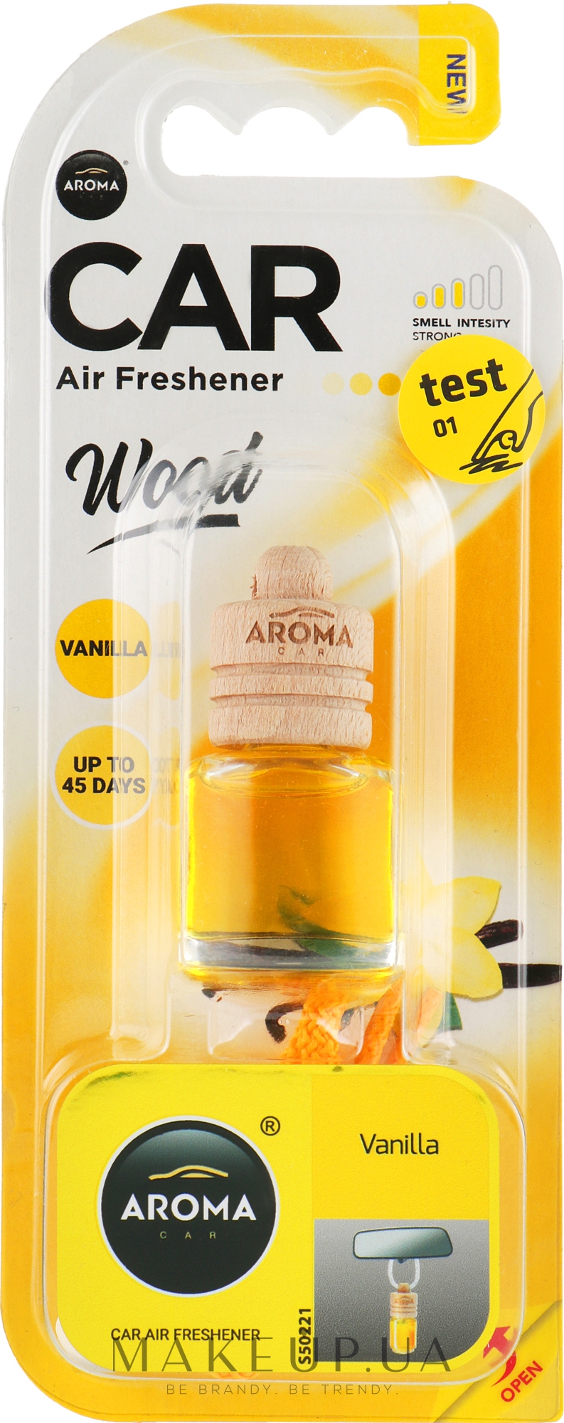 Ароматизатор для авто "Vanilla" - Aroma Car Wood — фото 6ml