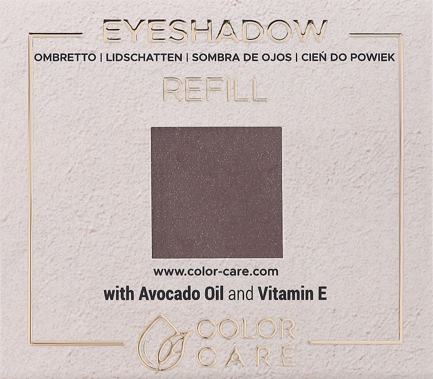 Глиттерные тени для век - Color Care Glitter Pressed Eyeshadow Refill (сменный блок) — фото N1