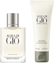 Giorgio Armani Acqua di Gio Pour Homme - Набор (edt/50 ml + sh/gel/75 ml) — фото N2