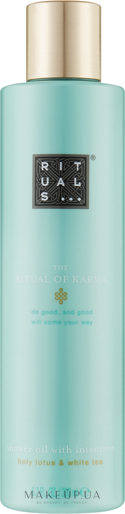 Масло для душа - Rituals The Ritual Of Karma Shower Oil (без дозатора) — фото 200ml