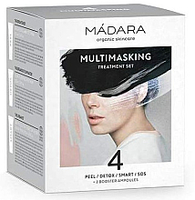 Духи, Парфюмерия, косметика УЦЕНКА Набор - Madara Cosmetics Multimasking Treatment Set (f/mask/12,5ml*4 + f/ampoule/3ml*2) *