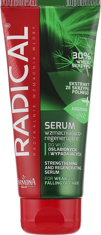 Зміцнювальна сироватка для ослабленого і пошкодженого волосся - Farmona Radical Serum