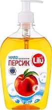 Жидкое косметическое мыло "Персик" - Lilu — фото N1