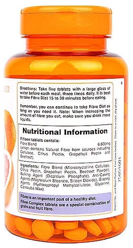 Пищевая добавка "Fibre Diet", 440 mg - Holland & Barrett Fibre Diet — фото N3