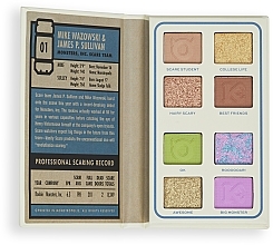Палетка теней для век - Makeup Revolution X Monsters University Card Palette Mike & Sulley Scare — фото N2