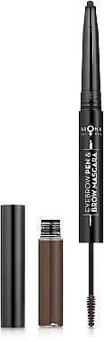 Олівець для брів і туш 2в1 - Bronx Colors Eyebrow Pen & Brow Mascara — фото N1