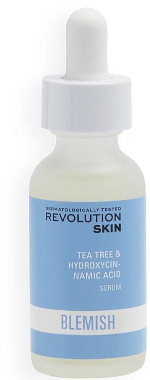 Успокаивающая сыворотка для лица - Revolution Skin Blemish Tea Tree & Hydroxycinnamic Acid Serum — фото N1