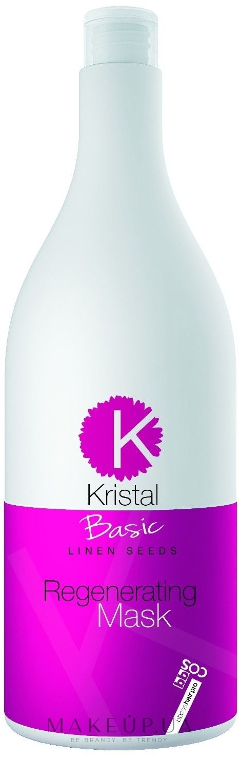 Маска регенерирующая для волос - BBcos Kristal Basic Linen Seeds Regenerating Mask — фото 1500ml