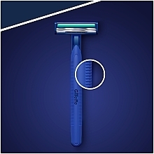 Набор одноразовых станков для бритья с двойным лезвием, 5шт - Gillette Blue II Plus — фото N5