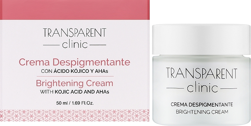 Освітлювальний крем для обличчя - Transparent Clinic Brightening Cream — фото N2