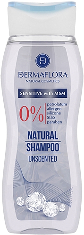 Шампунь для волосся - Dermaflora Sensitive Natural Shampoo — фото N1