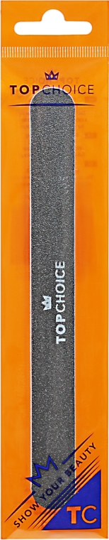 Пилочка для ногтей затененная 2-функциональная, 74769, черная - Top Choice — фото N2