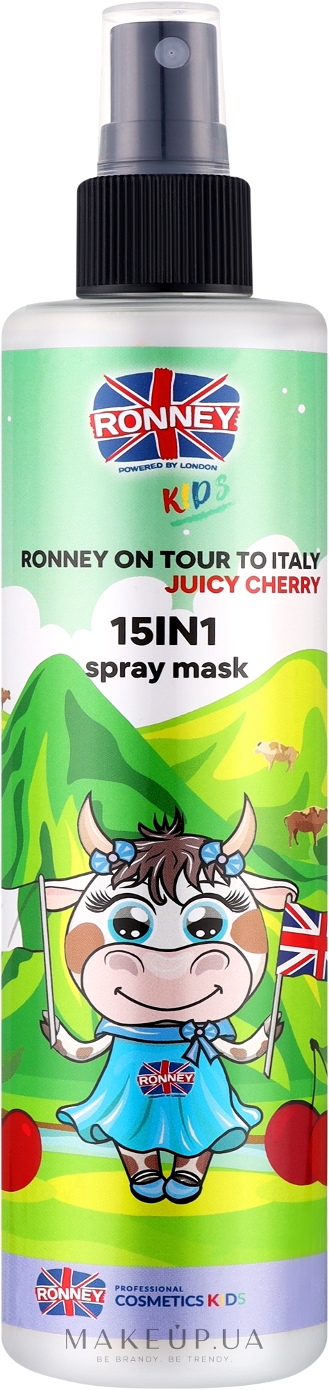 Несмываемый кондиционер для детей 15в1 - Ronney Professional Kids On Tour To Italy Juicy Cherry 15In1 — фото 285ml