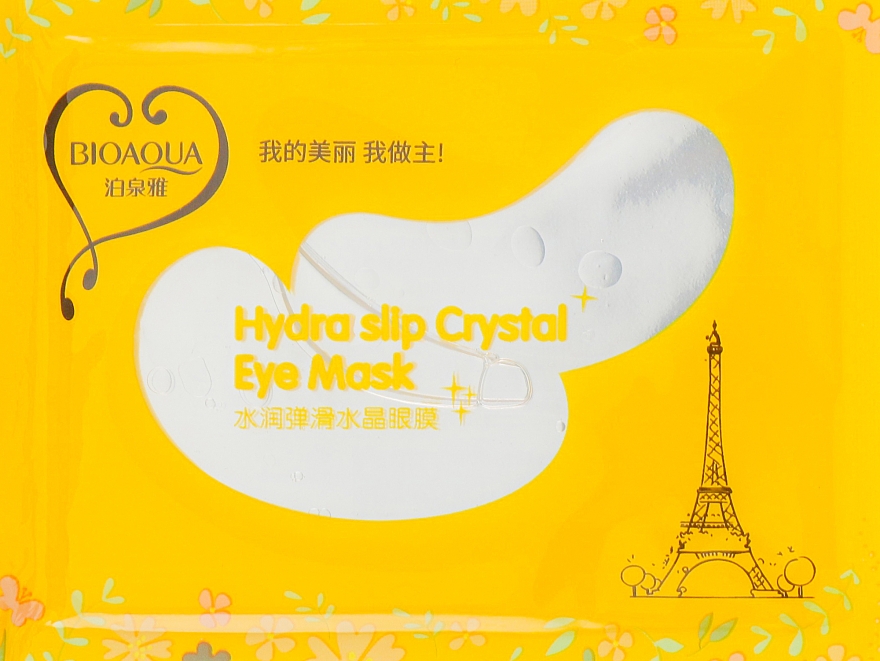 Гідрогелеві патчі - Bioaqua Hydra Slip Crystal Eye Mask