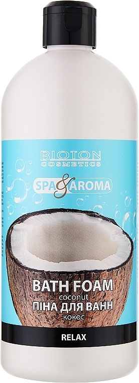 Піна для ванн "Кокос" - Bioton Cosmetics Spa & Aroma Coconut Bath Foam — фото N1