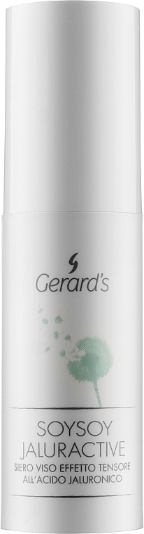 Укрепляющая сыворотка для лица с гиалуроновой кислотой - Gerard's Cosmetics Soysoy Jaluractive Serum — фото N1