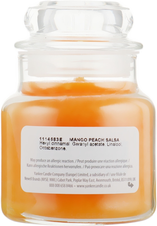 Ароматична свічка "Манго-персикова сальса" - Yankee Candle Mango Peach Salsa — фото N2