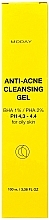 Очищаючий гель для проблемної шкіри з BHA, PHA кислотами та вітаміном Е - MODAY Anti-Acne Cleansing Gel  — фото N2